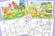 At The Farm - Part1, an Animal Illustration by Haso (Thumbnail 3 of 10)