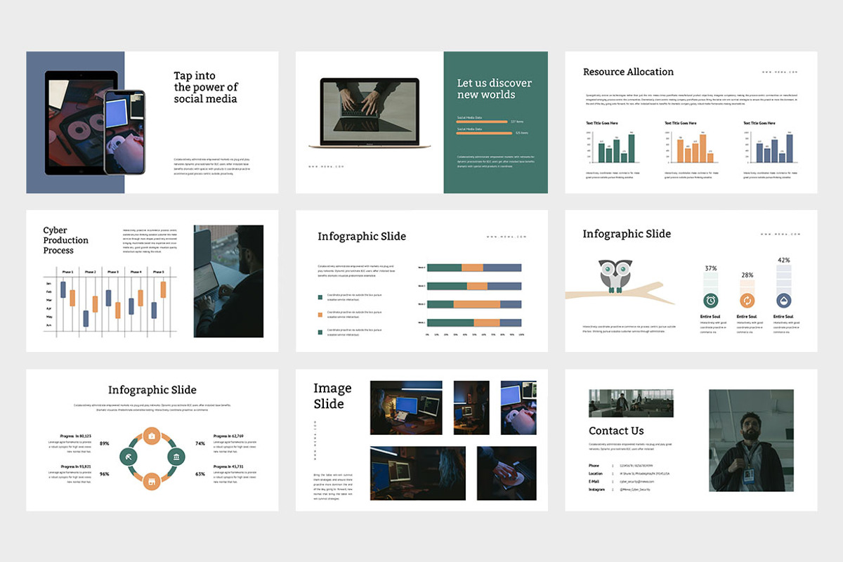 Mewa : Cyber Security Google Slides, a Presentation Template by Punkl Camp (Photo 4 of 9)
