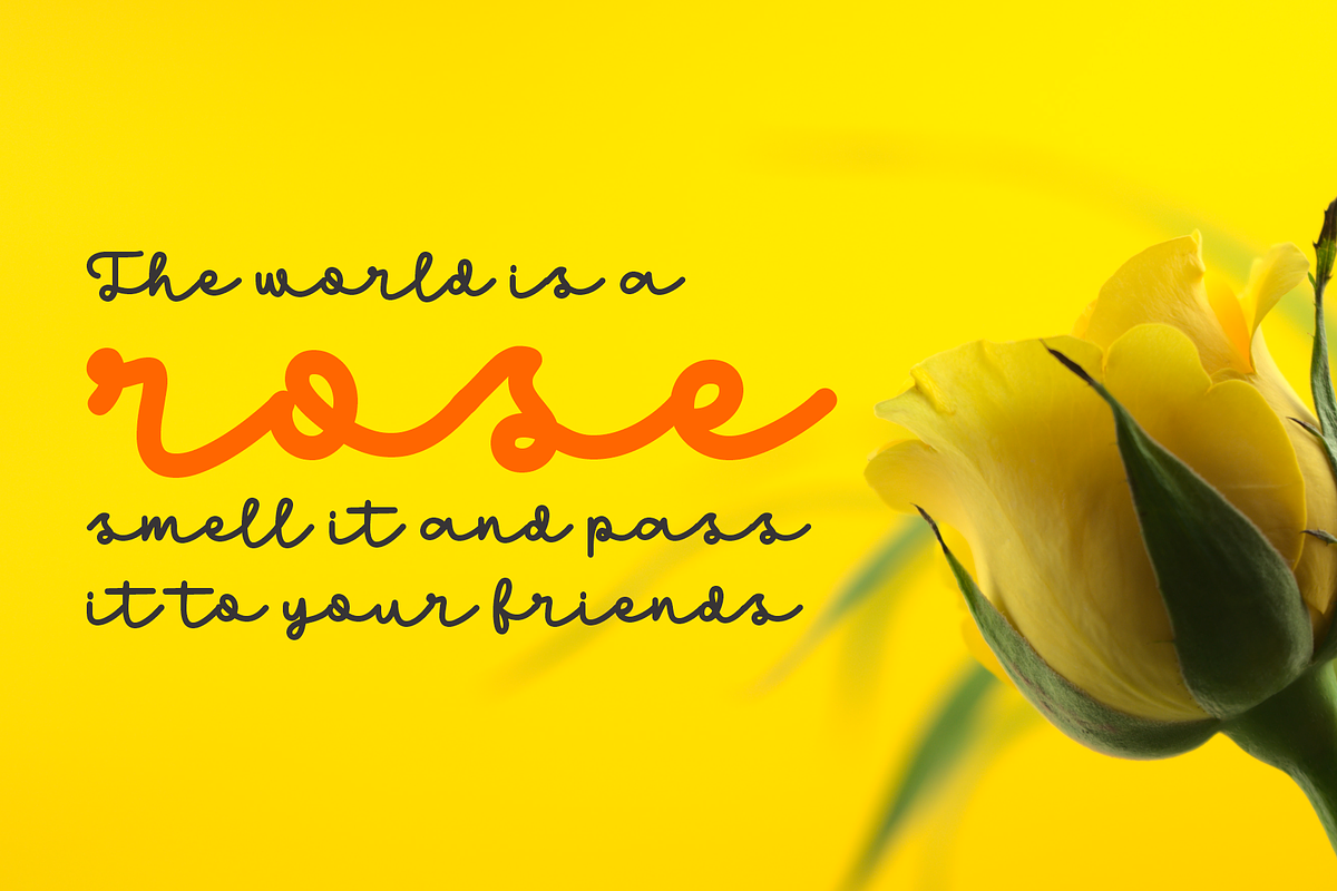 Cinthia, a Script Font by almazstudio (Photo 4 of 10)