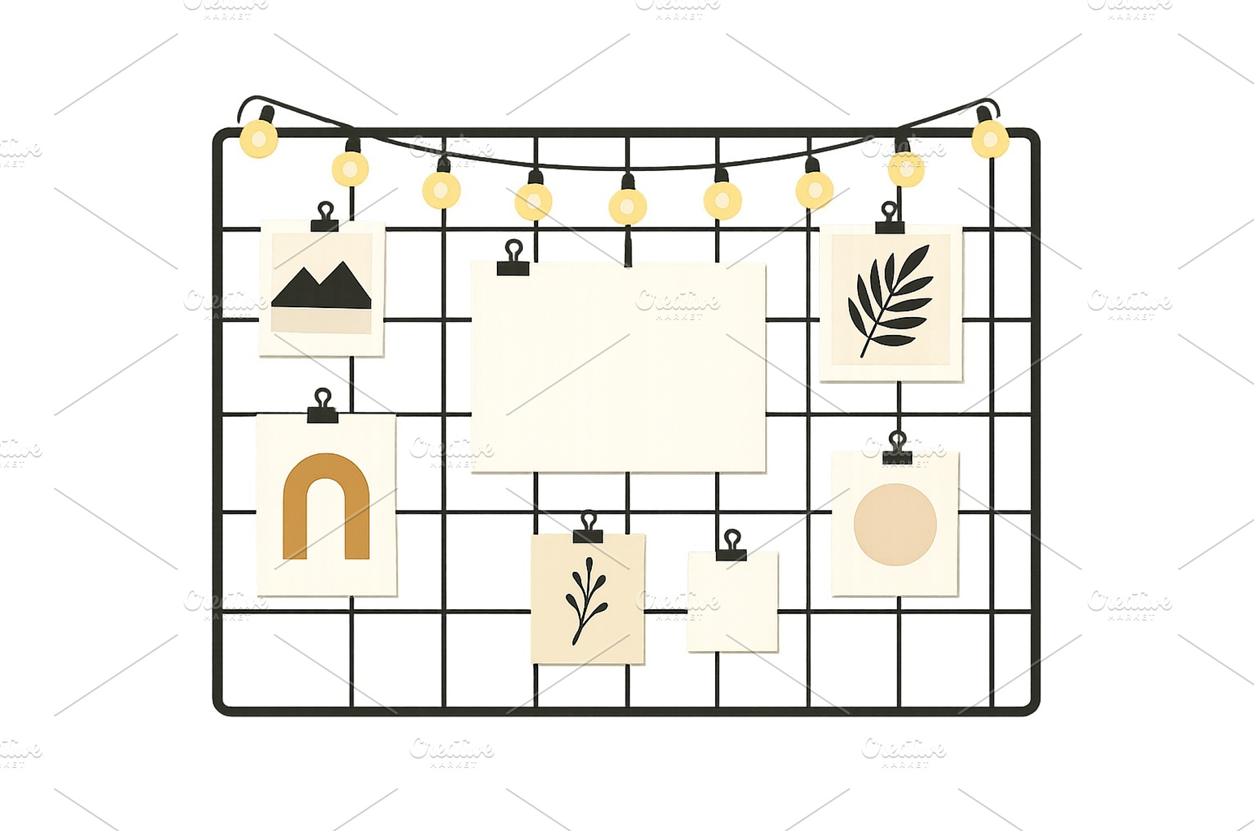 Decorative wall display with art, an Architecture Photo by ZinetroN