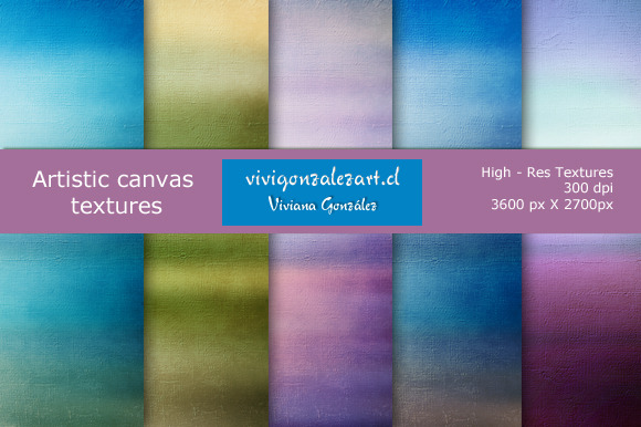 Artistic Canvas Textures