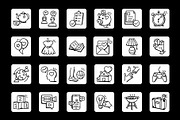 120 Hand Drawn Family Life Icons, an Outline Icon by Brickclay (Thumbnail 6 of 6)