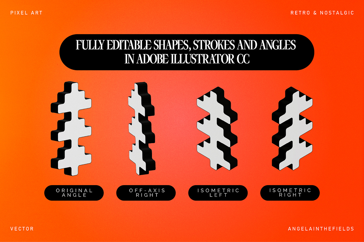 3D Pixel Love Vector Clipart, an Object Graphic by angelainthefields (Photo 4 of 10)