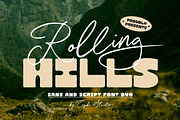 Rolling Hills - Font Duo, a Sans Serif Font by ErgibiStudio (Thumbnail 10 of 10)