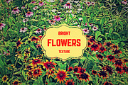 Bright Flowers Texture, a Texture Graphic by RM Photos and Art (Thumbnail 1 of 2)