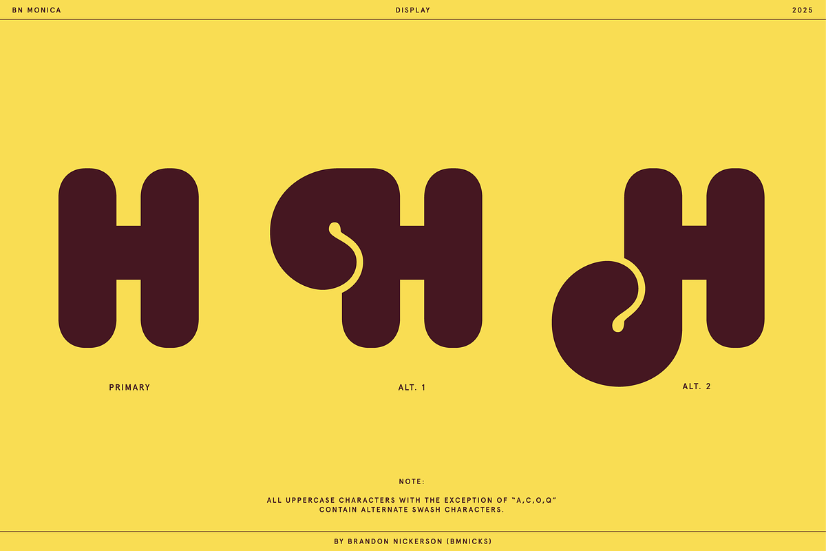 BN Monica Bold Sans Serif, a Sans Serif Font by Bnick (Photo 5 of 13)