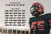 Siegra - Sporty Tech Font, a Font by Arterfak Project (Thumbnail 12 of 12)