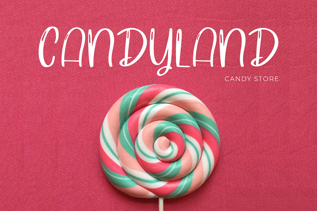 Purgandi Display Font preview 6