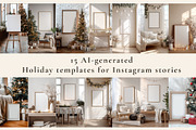 15 Instagram story Holiday templates, a Holiday Photo by Yulia Furman (Thumbnail 1 of 5)