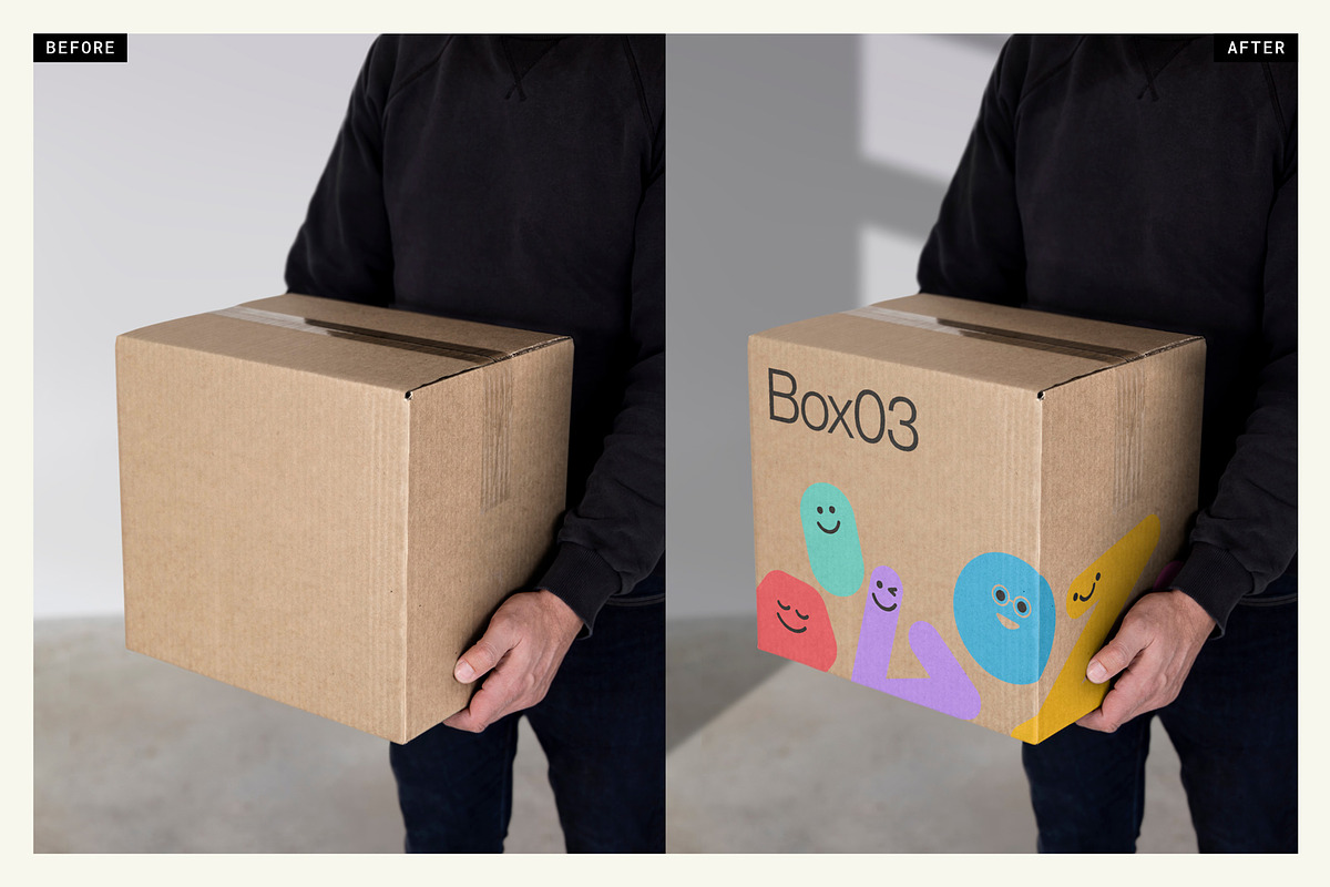 Packaging Box 03 Mockup, a Packaging Mockup by mockstar (Photo 2 of 10)