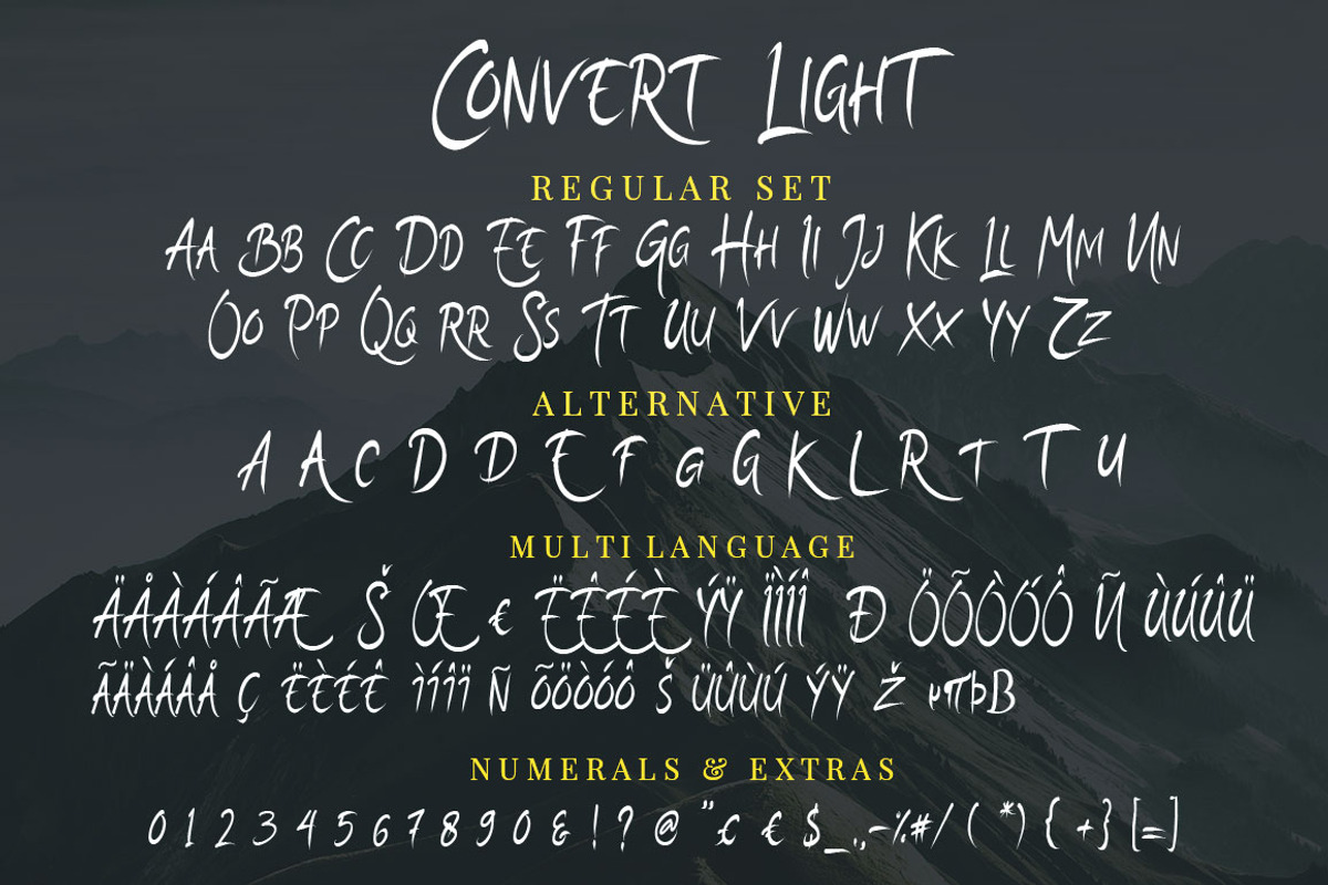 SALE Convert Light | Unique Typeface, a Sans Serif Font by Putra Khan (Photo 12 of 12)