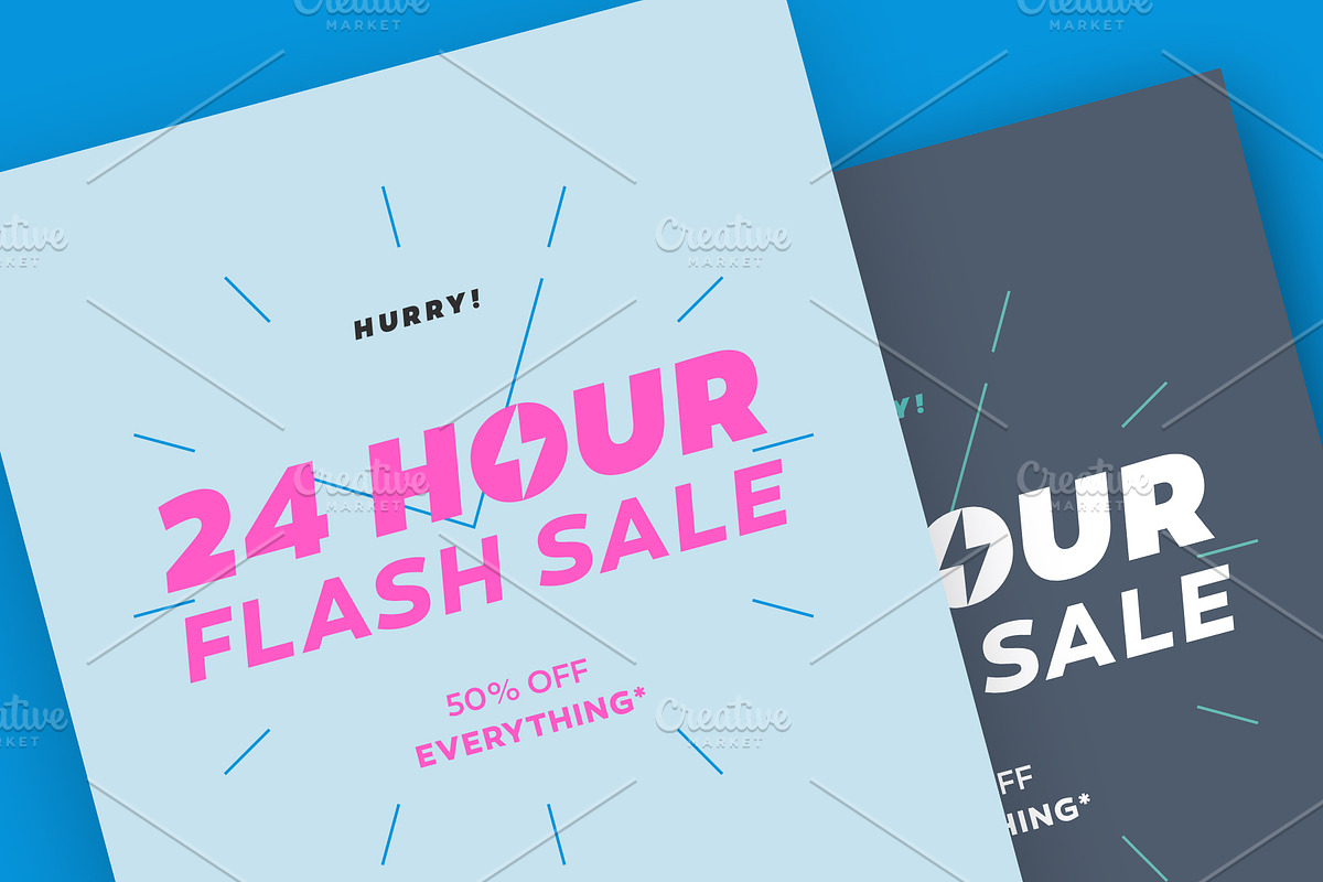 24 Hour Flash Sale Limited Offer., a Marketing Template by Bordo (Photo 1 of 2)