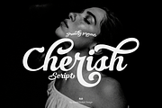 Cheris Script, a Font by madeDeduk (Thumbnail 1 of 10)