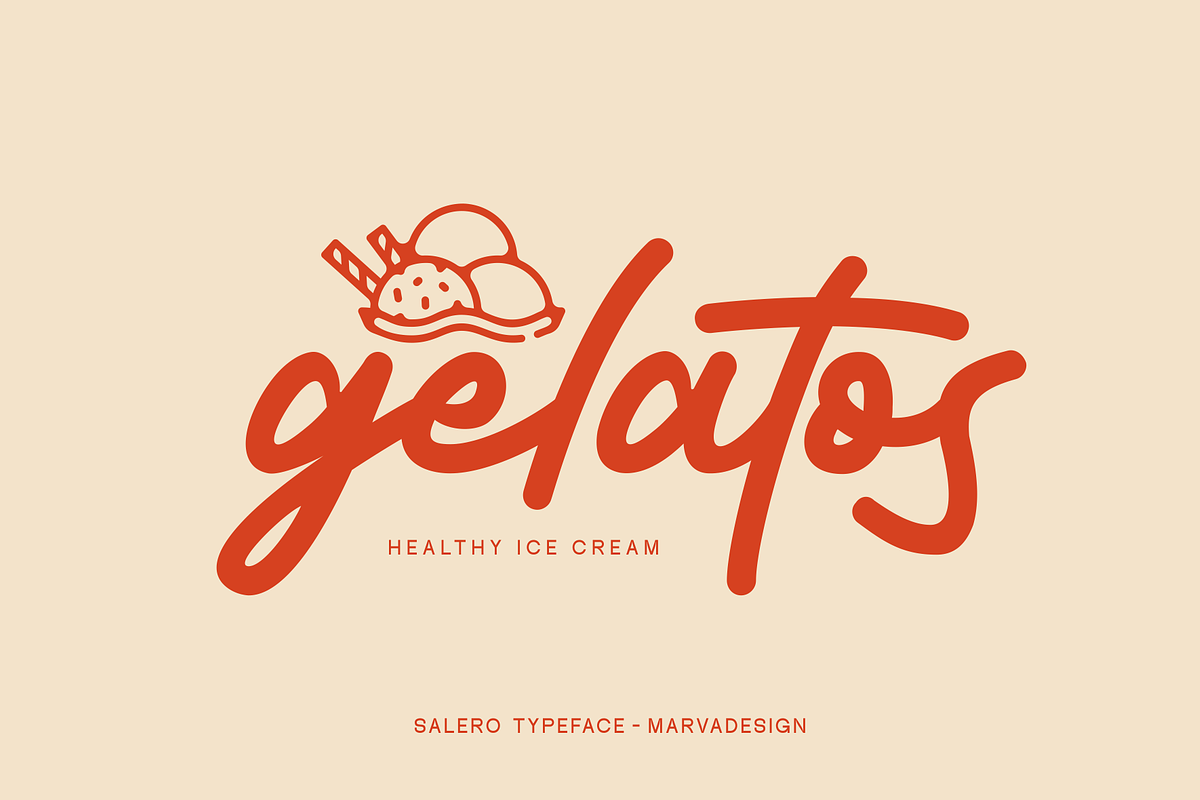 Salero - Script Font, a Script Font by Marvadesign (Photo 3 of 8)