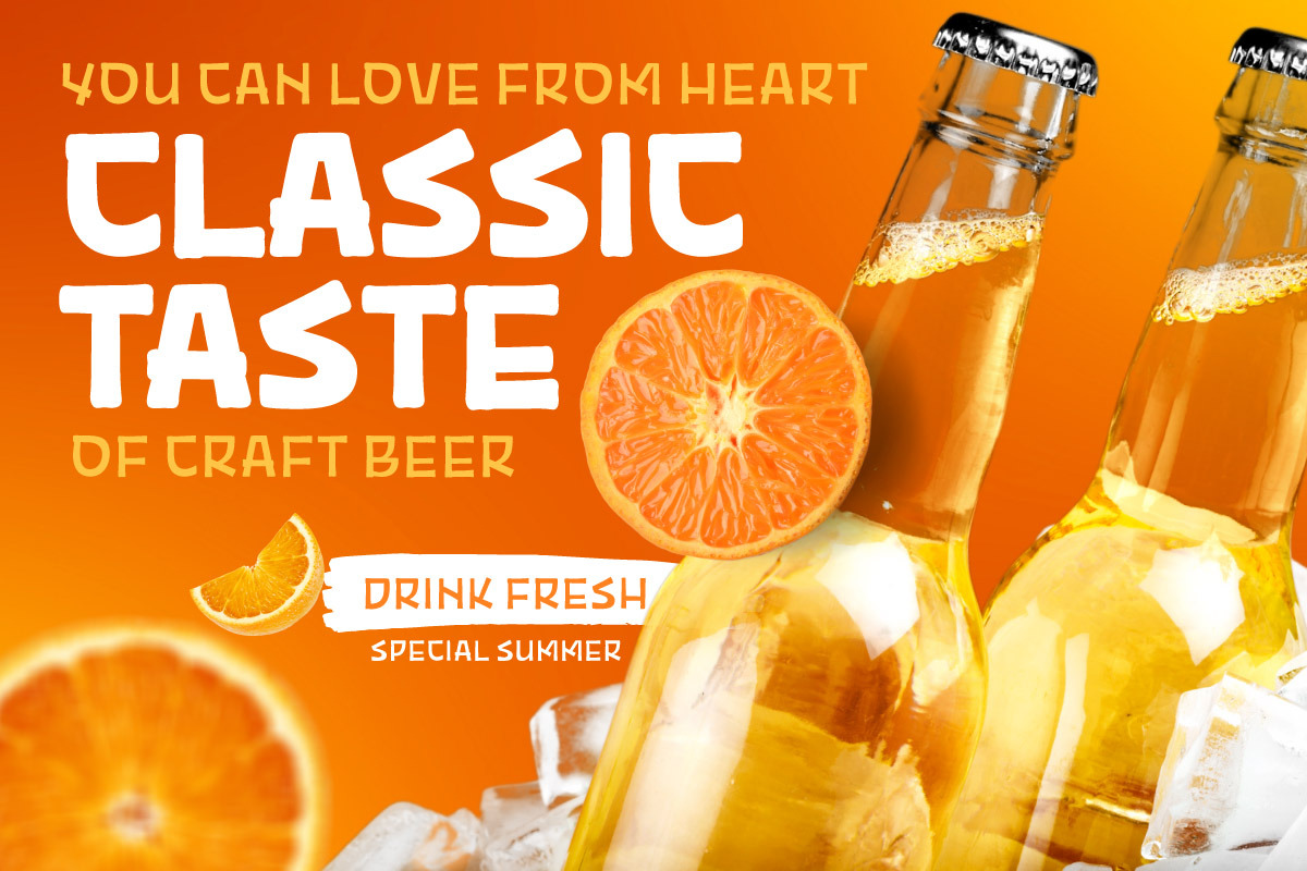 Muser Drink - Display Font, a Sans Serif Font by productype1 (Photo 6 of 11)