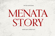 Menata Story Serif, a Serif Font by Yukita Creative (Thumbnail 1 of 9)