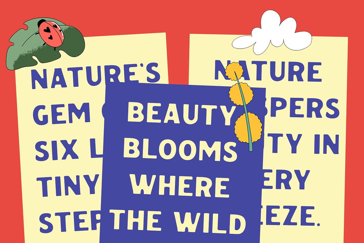 Ginder Blur, a Sans Serif Font by Craft Supply Co. (Photo 4 of 8)