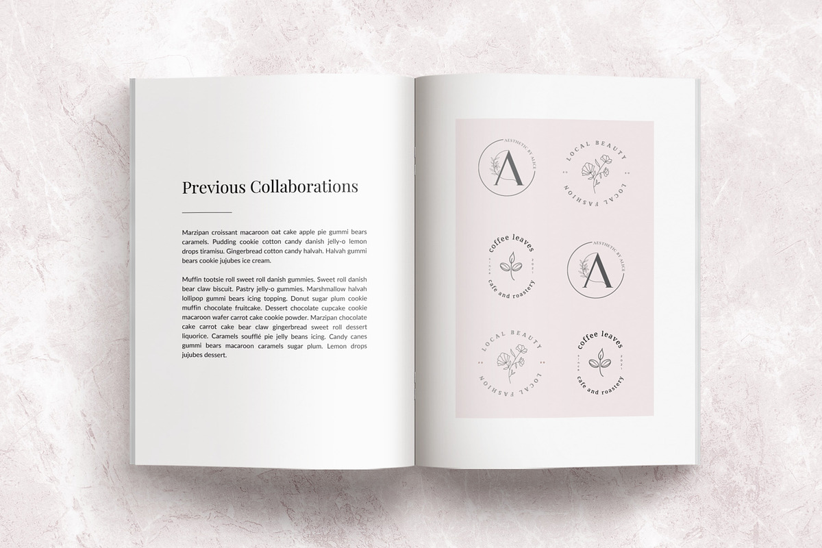 Gwyneth CANVA Media Kit, a Magazine Template by Gillian Sarah (Photo 4 of 10)
