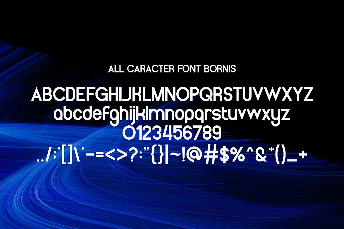 Bornis, a Sans Serif Font by riotama85 (Photo 2 of 5)