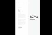 Clean Resume AI PSD and Ms Word, a Resume Template by UInstrument (Thumbnail 2 of 2)