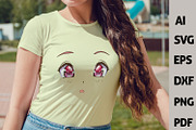 120 Anime Eyes Anime Face Expression, a Food Illustration by FancyDesignStudio (Thumbnail 2 of 5)