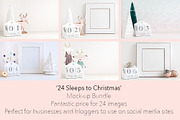 24 Christmas styled mockup images, a Print Template by Plums Pixel Love (Thumbnail 2 of 5)