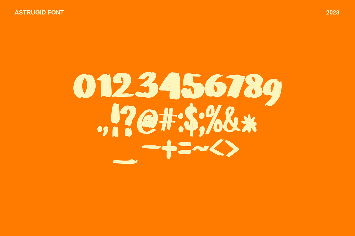 Astrugid Handwriting Font, a Handwritten Font by rtf.studio (Photo 4 of 4)