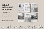 A4 Bifold Brochure Mockups, a Brochure Template by Graphic Aesthetic (Thumbnail 1 of 21)