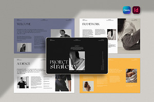 Brand Strategy Template | CANVA, a Presentation Template by evgenystudio