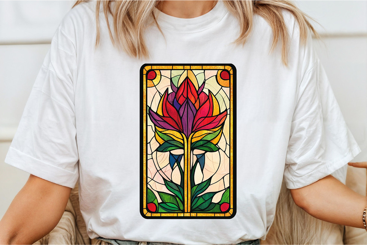 Stained Glass Tarot Cards, an Illustration by SinaCreation (Photo 3 of 5)