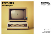 Vintage Computer Mockup, a Mac Mockup by mock-ups (Thumbnail 3 of 7)