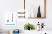 Bathroom mockup mock up 22, a Print Template by MockUpBrothers (Thumbnail 4 of 5)