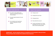 Bright Retro Shopify Website Banners, a Shopify Template by Template Twist Shop (Thumbnail 3 of 5)