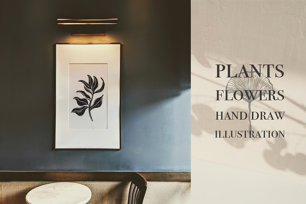 Flower ink hand drawn illustration, a Decorative Illustration by Moonflora (Photo 5 of 11)