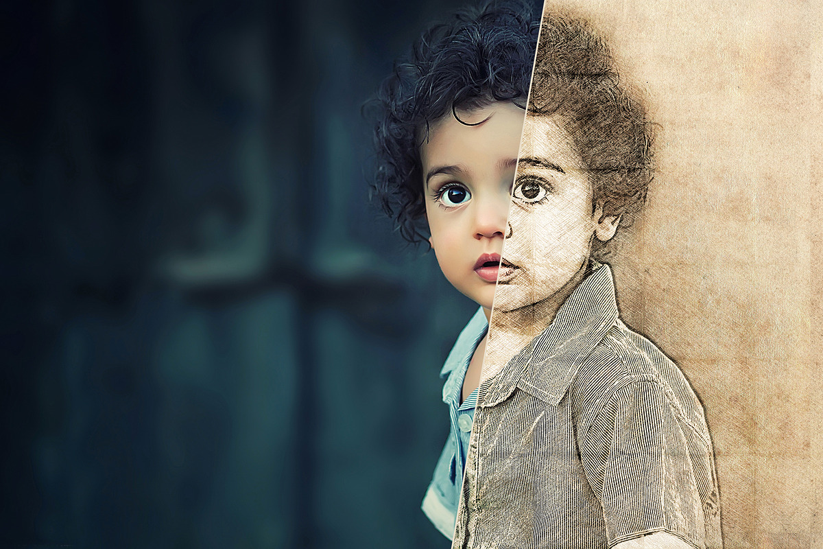 Pastel Drawing - Photoshop Action, an Action Add-On by Viktor (Photo 4 of 8)