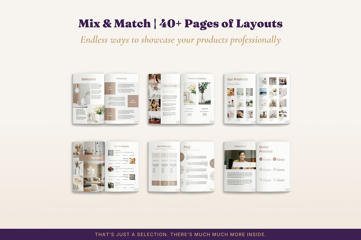 Product Catalog and Line Sheets, a Magazine Template by B2 Studio (Photo 9 of 18)