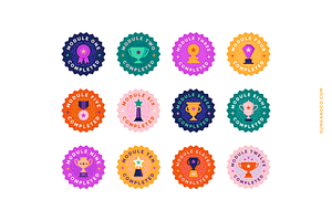 Course Badges Modules Completed