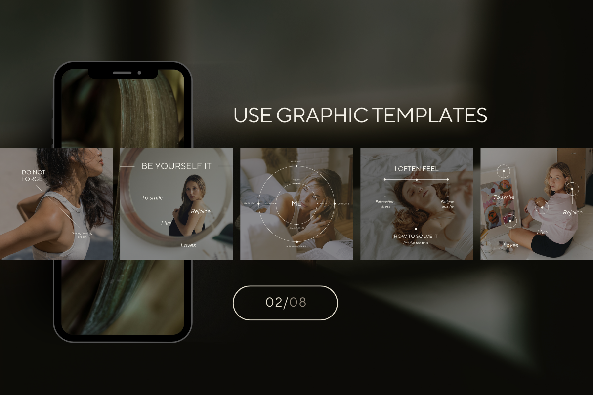 Bundle 4 in 1 Insta&Facebook tmplts, a Social Media Template by Make It Yours Lab. (Photo 18 of 34)