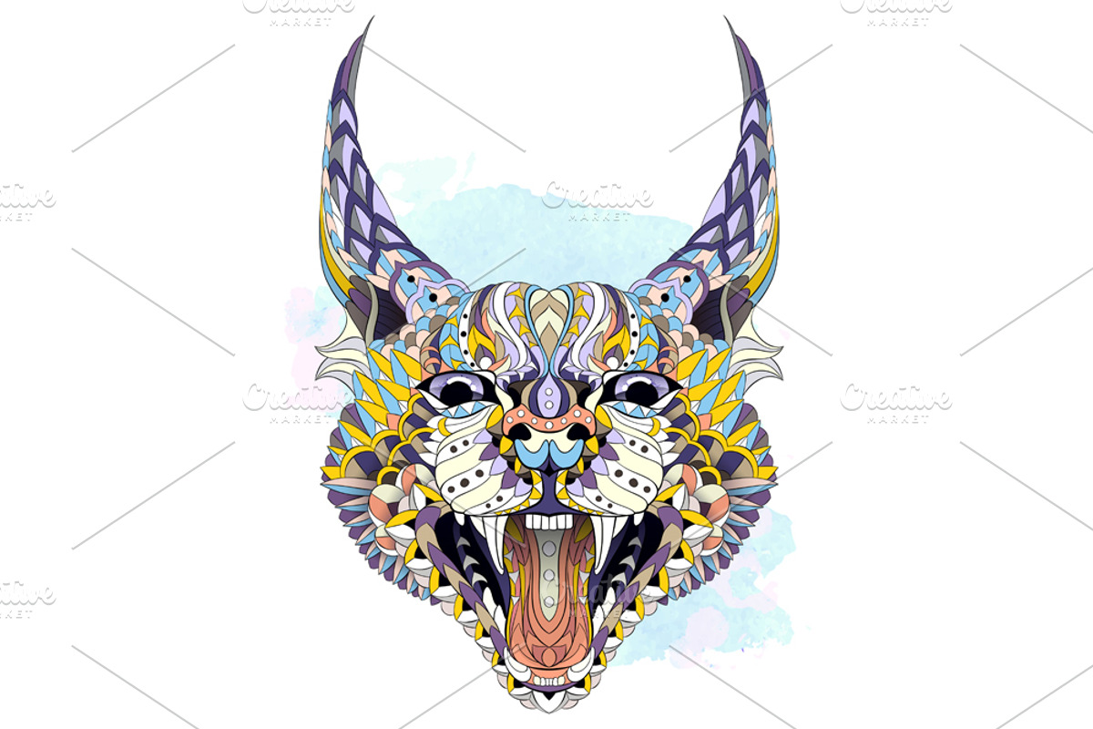Ethnic Collection: Caracal, an Animal Illustration by ArtoJoy (Photo 5 of 5)