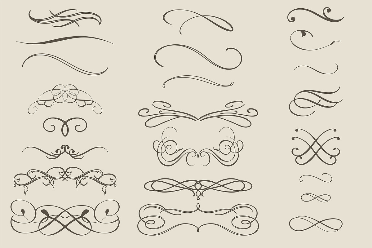 Hand drawn vintage ornaments set, an Object Graphic by FleurArt (Photo 3 of 10)