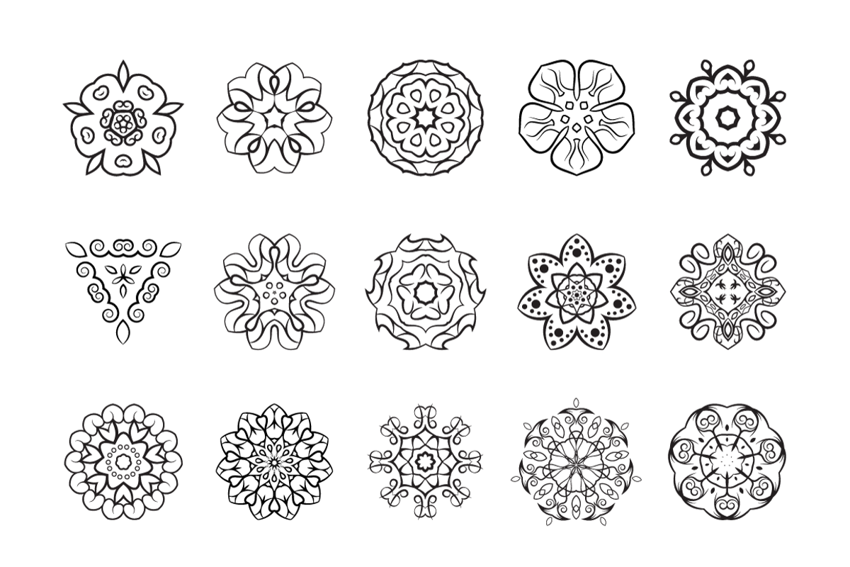 Abstract flowers, a Brush Add-On by outlinez (Photo 2 of 4)