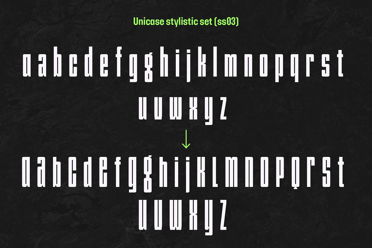 YNF Telegraph | Unicase sans serif, a Sans Serif Font by YNF (Photo 11 of 20)