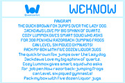 Air Attraction font, a Font by weknow (Thumbnail 6 of 8)