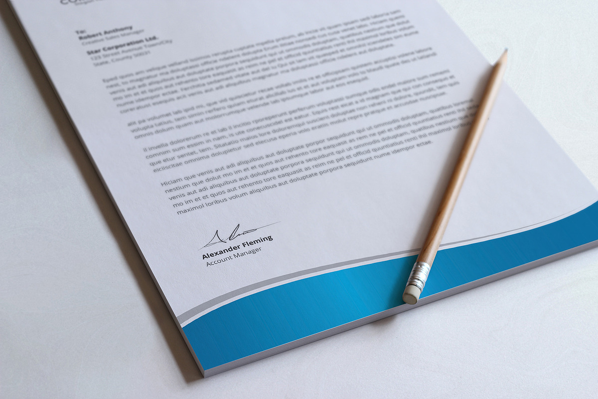 Letterhead and Invoice Bundle, a Stationery Template by DesignDevisers (Photo 14 of 19)