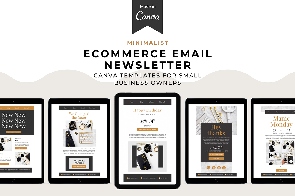 Minimalist E-com Email Template, an Email Template by The Blog Creative (Photo 3 of 7)