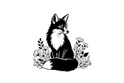 Cute Fox Silhouette Bundle, an Illustration by Designs_River (Thumbnail 16 of 31)