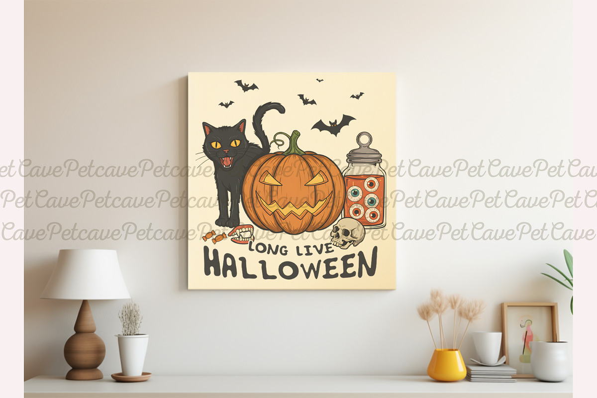 Funny Vintage Halloween Bundle, a Graphic by Pet Cave (Photo 6 of 10)