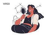 Zodiac signs women, astrology set, a Person Illustration by Good Studio (Thumbnail 7 of 16)