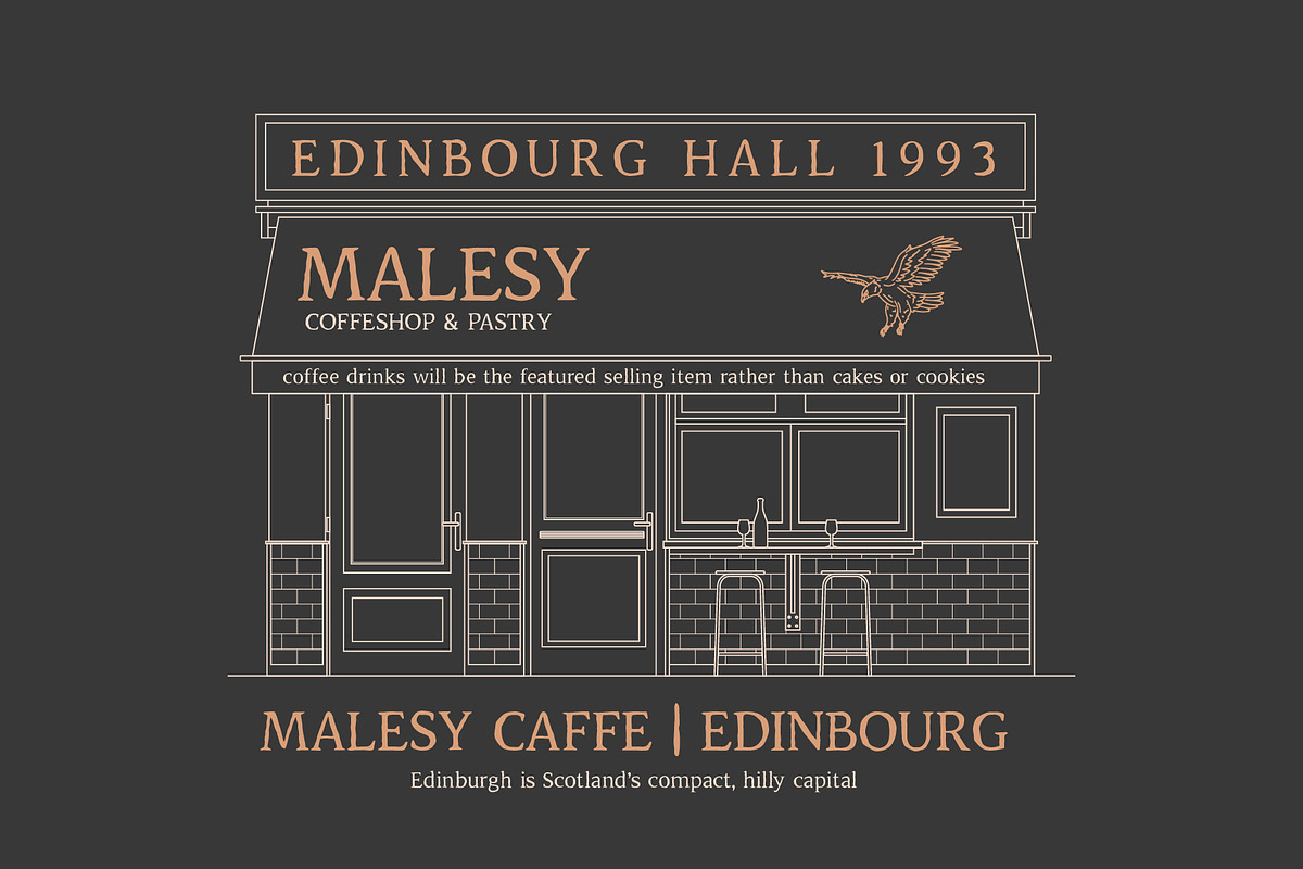 Malvery Vintage Typeface, a Sans Serif Font by Craft Supply Co. (Photo 9 of 12)