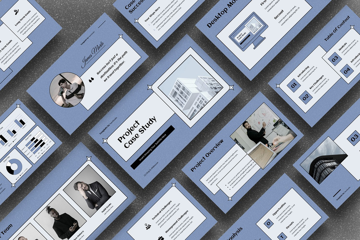 Project Case Study Presentation, a Presentation Template by BumbleGraph Studio (Photo 2 of 4)